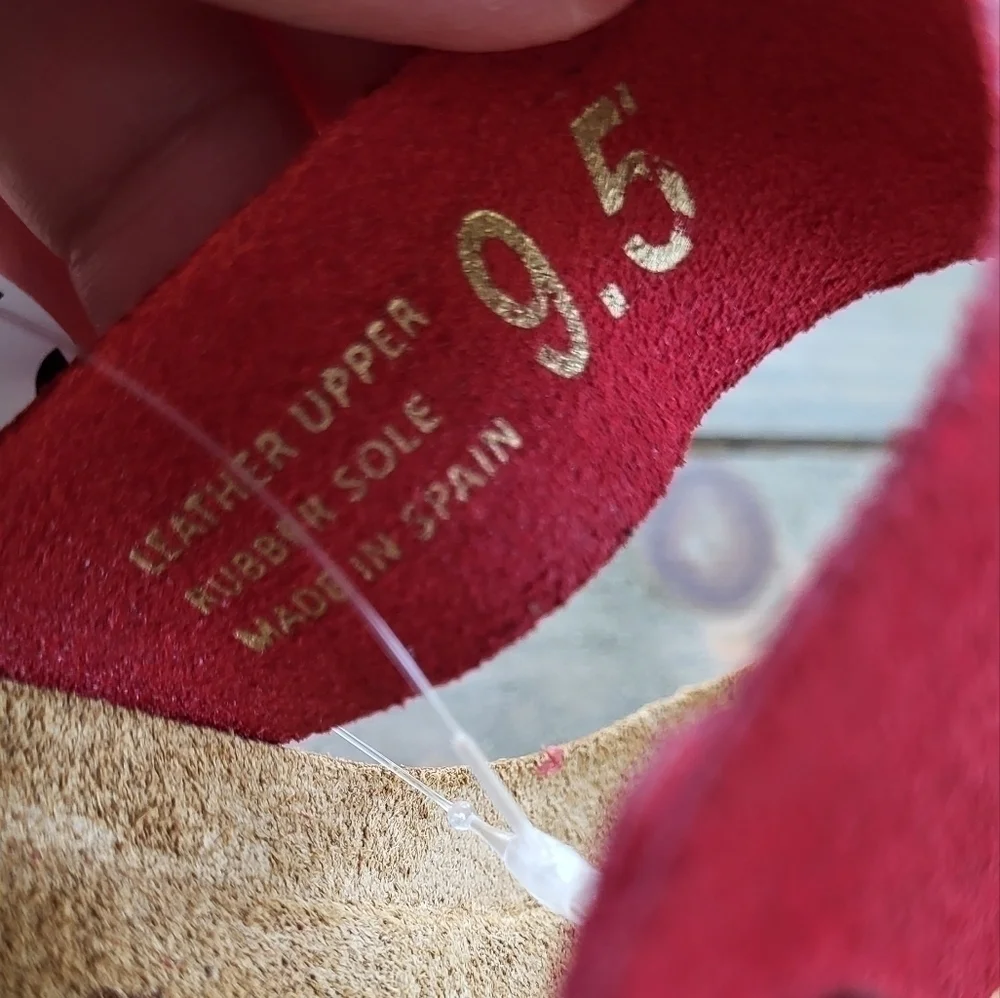 Yokono Leather Suede 2 Strap Sandal Size 9.5